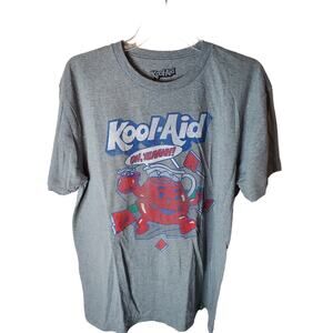 Kool-Aid Heather Gray Kool Aid Man Tee, Large